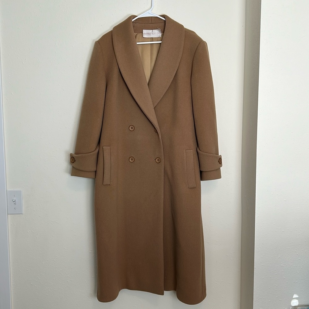 Women's Vintage Trench Coat 100% Wool